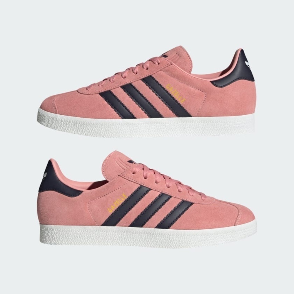 NIB NWT Men's Size 11.5 Adidas Gazelle in Pink with Black Stripes🔥🔥 - Picture 3 of 15